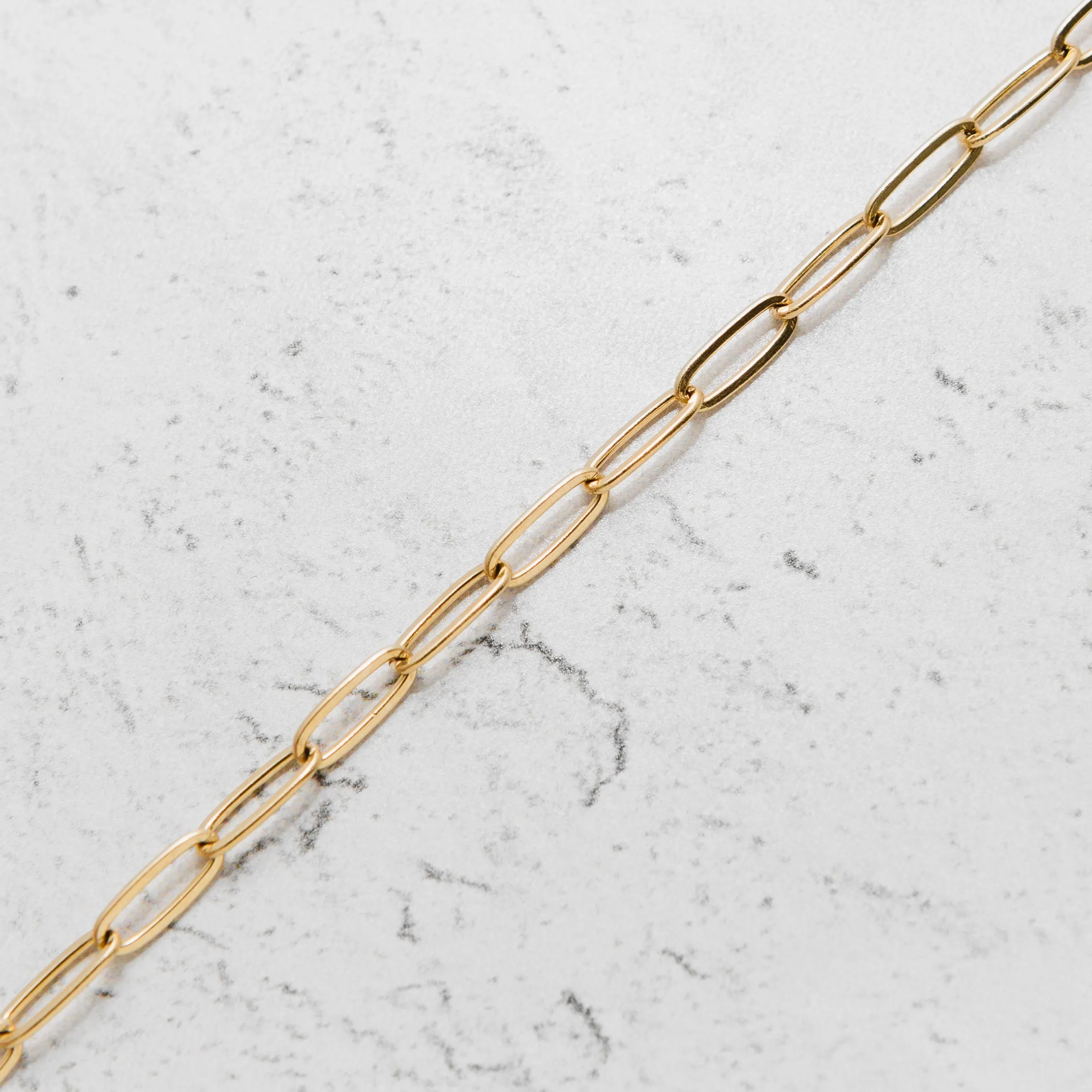 Infinity Anklet in 14k Gold