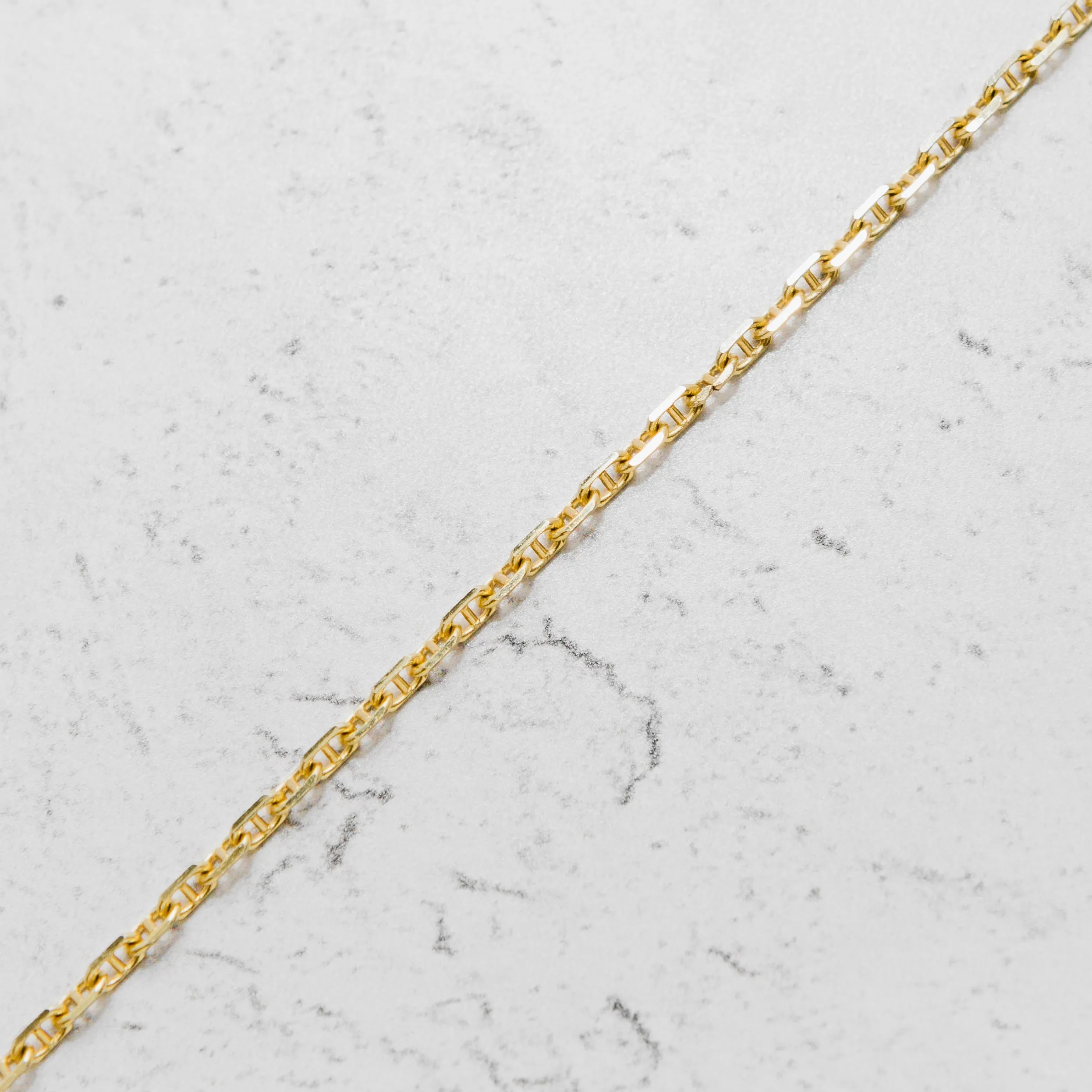 Infinity Anklet in 14k Gold