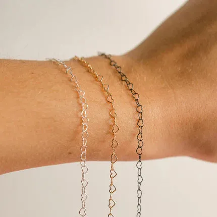 Infinity Anklet in 14k Gold