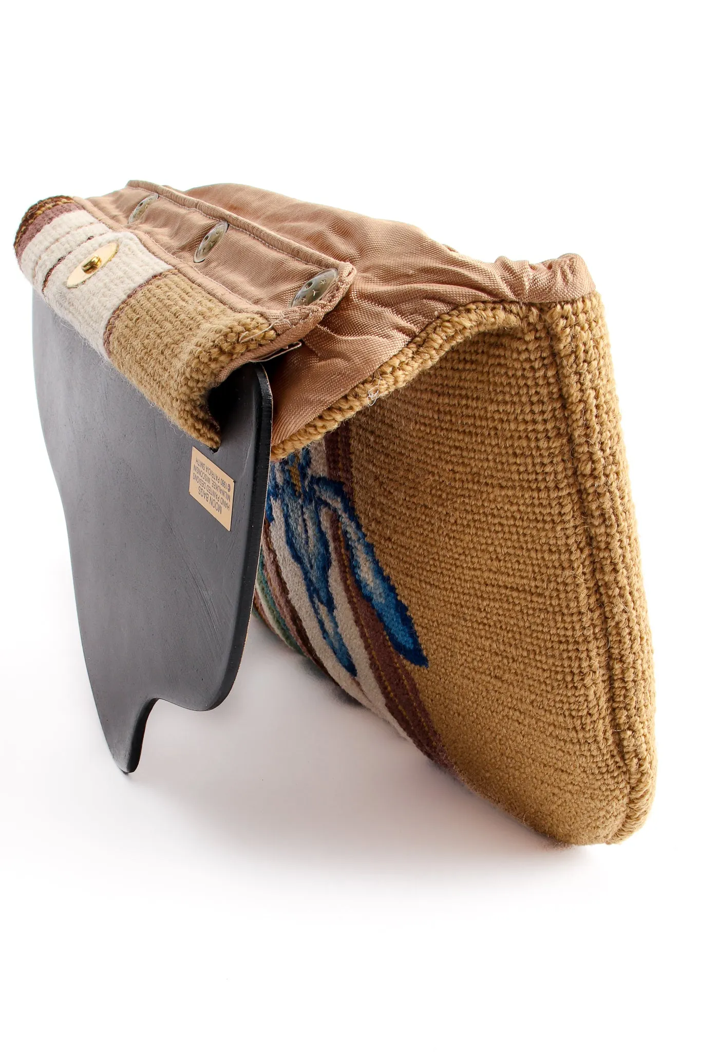 Iris Needlepoint Clutch