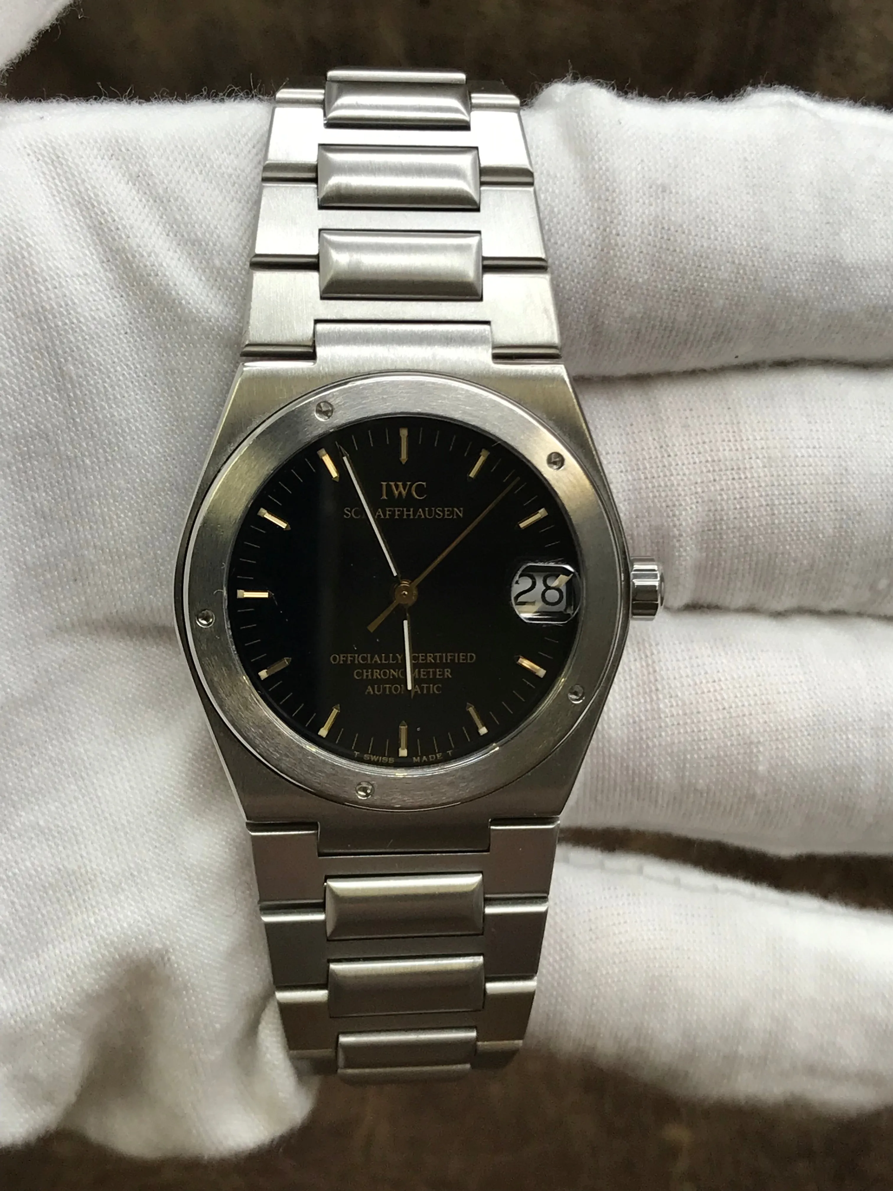 IWC Ingenieur IW3521 Black Dial Automatic  Watch