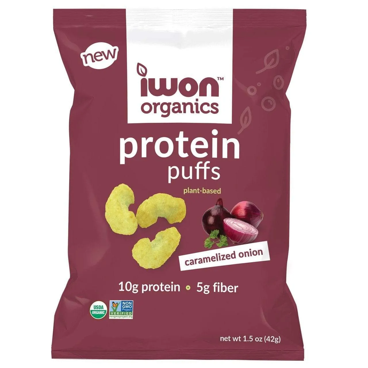 Iwon Organics - Protein Puffs 42g (Single Bags)