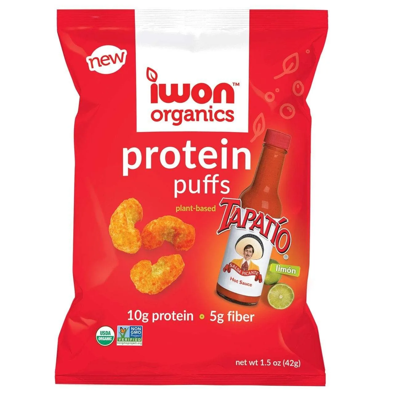 Iwon Organics - Protein Puffs 42g (Single Bags)