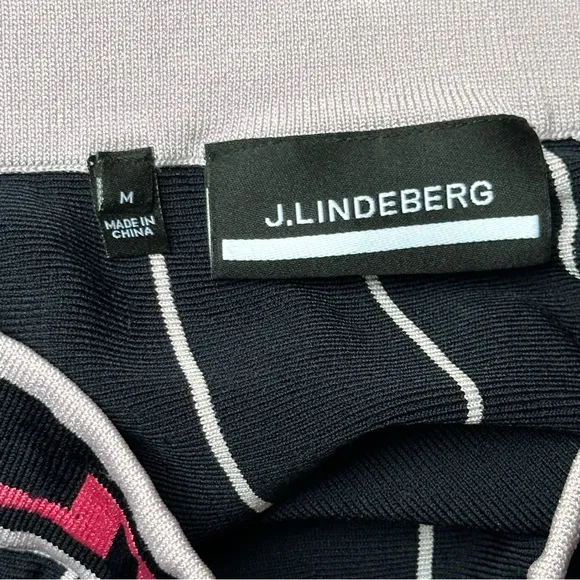 J LINDEBERG BAY KNITTED LADIES GOLF SKIRT NAVY SIZE MEDIUM