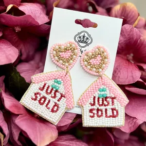 Just Sold Beaded Earrings