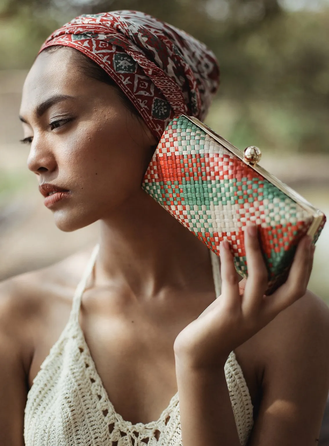 Kotta Florence Handwoven Clutch