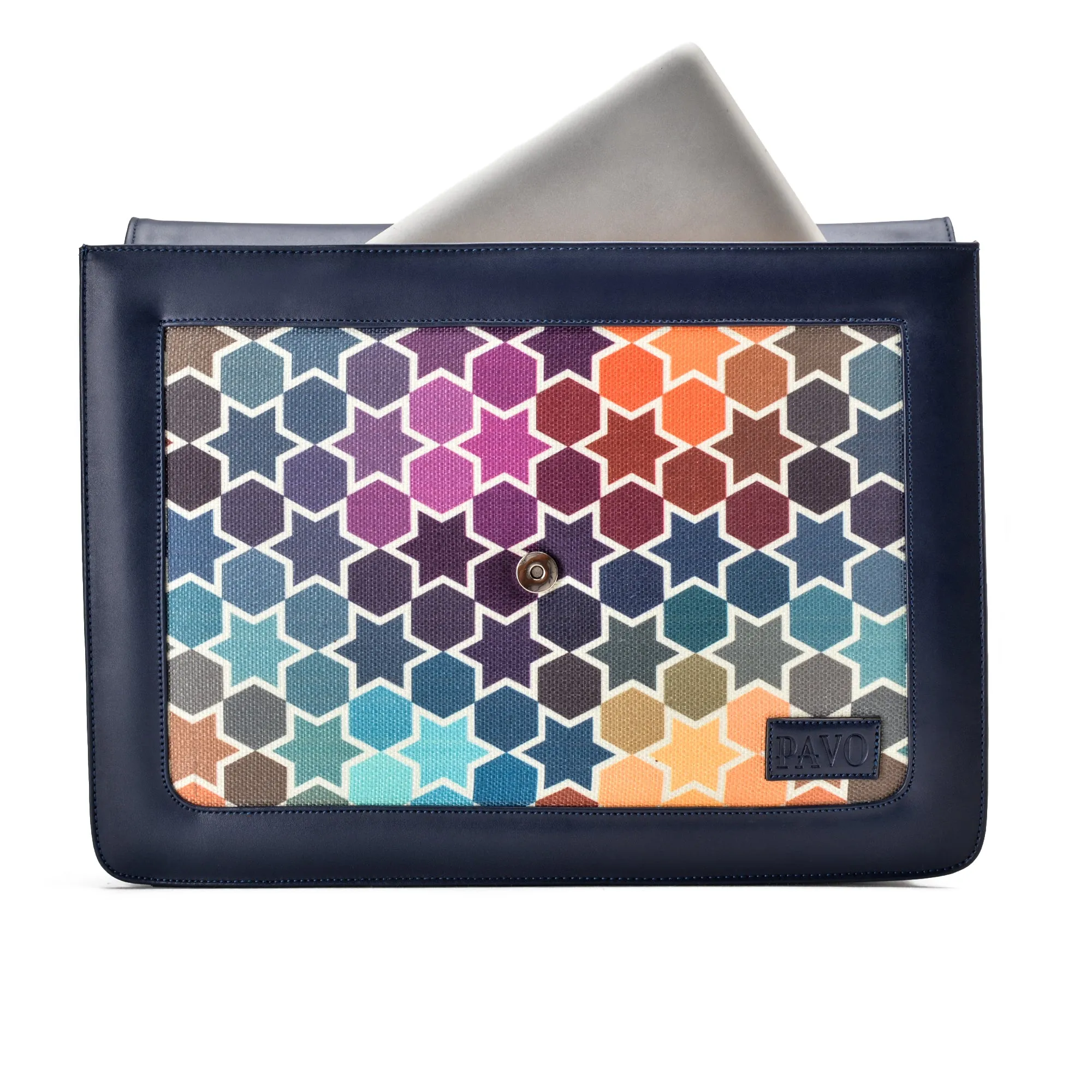 Laptop Bag/Sleeve Navy with Multi colour