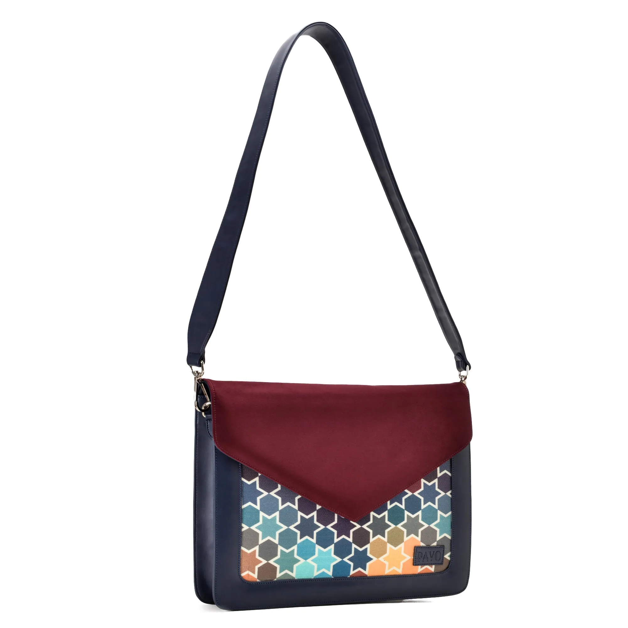 Laptop Bag/Sleeve Navy with Multi colour