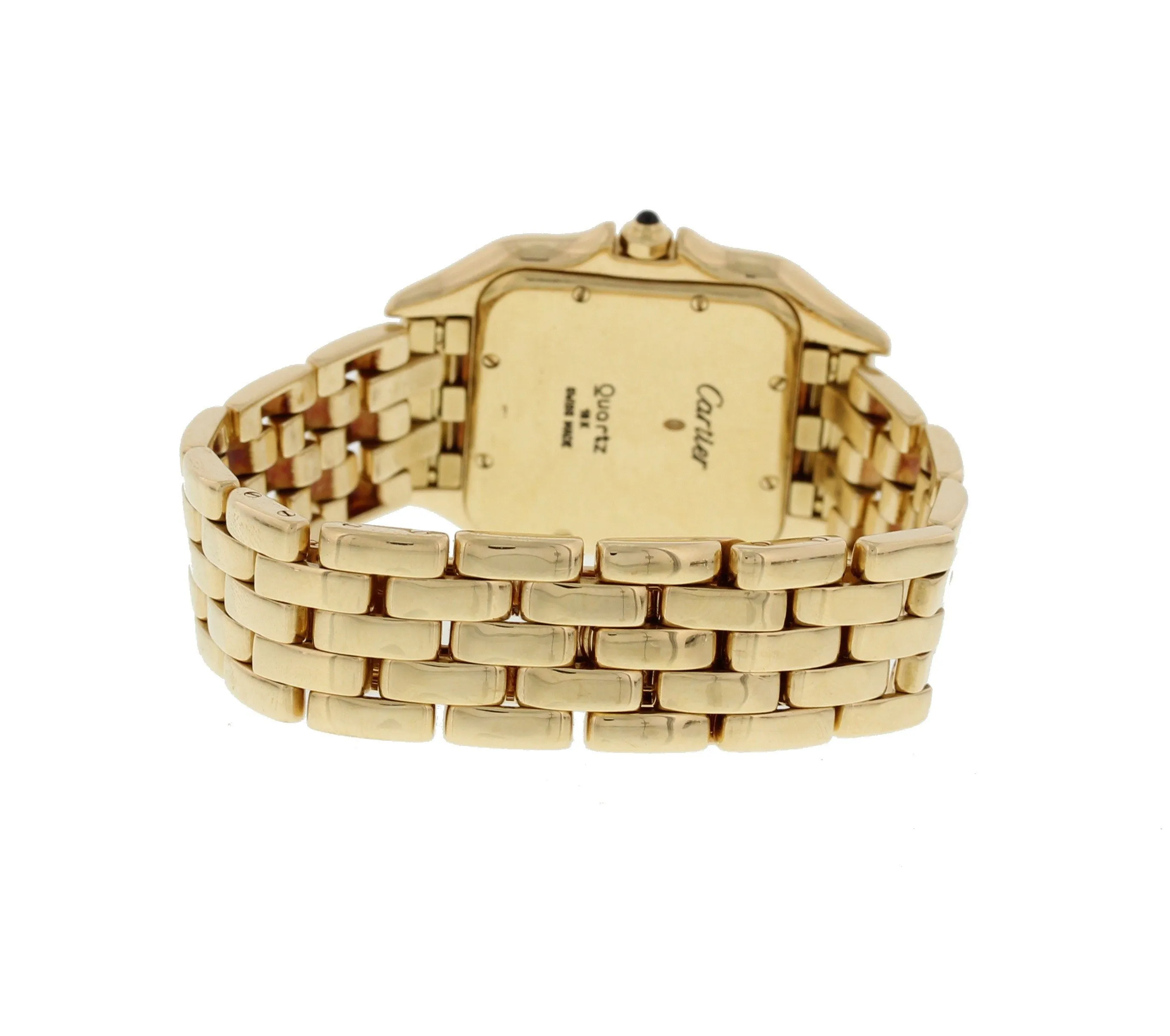Large Cartier Panthere 18K Yellow Gold Watch