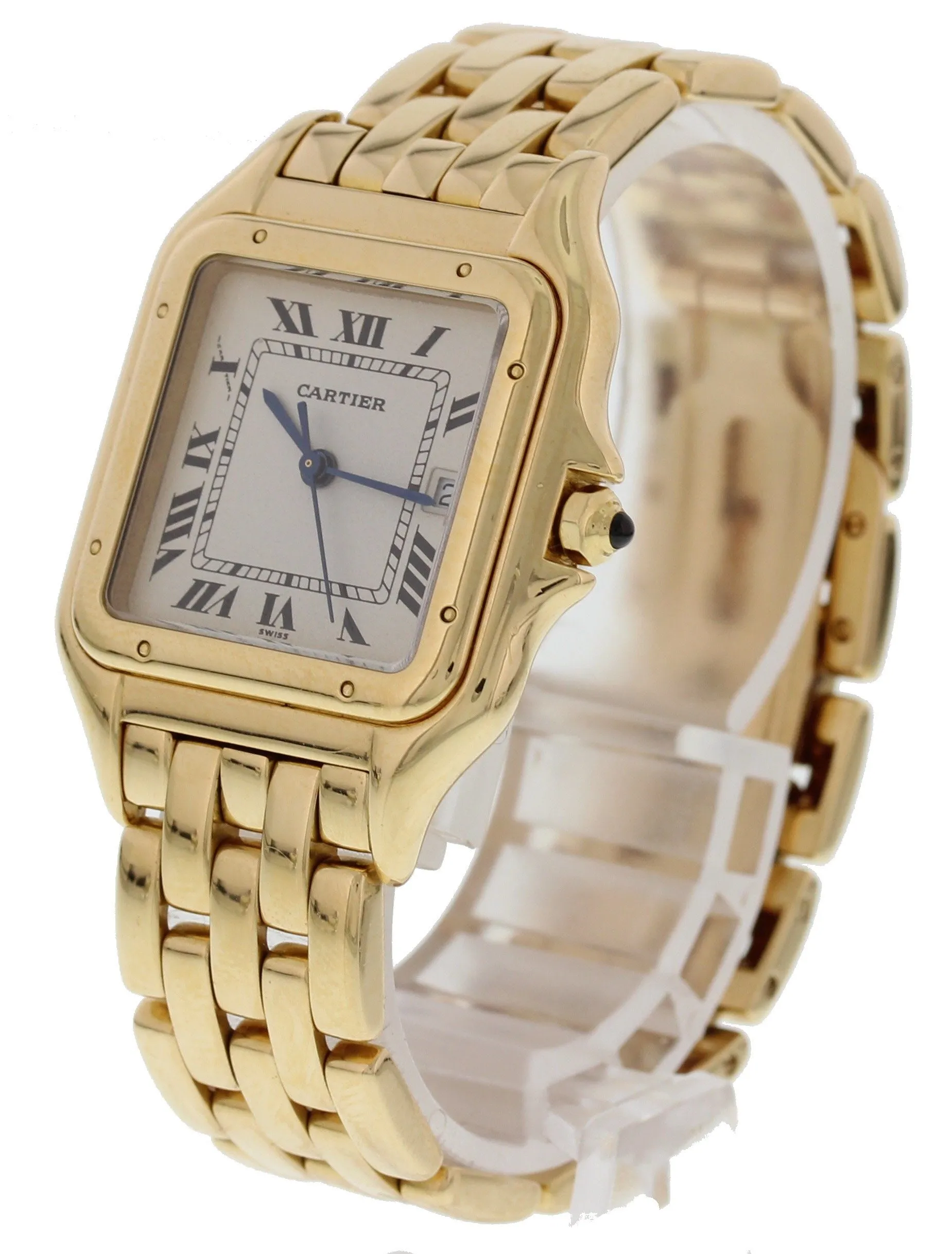 Large Cartier Panthere 18K Yellow Gold Watch