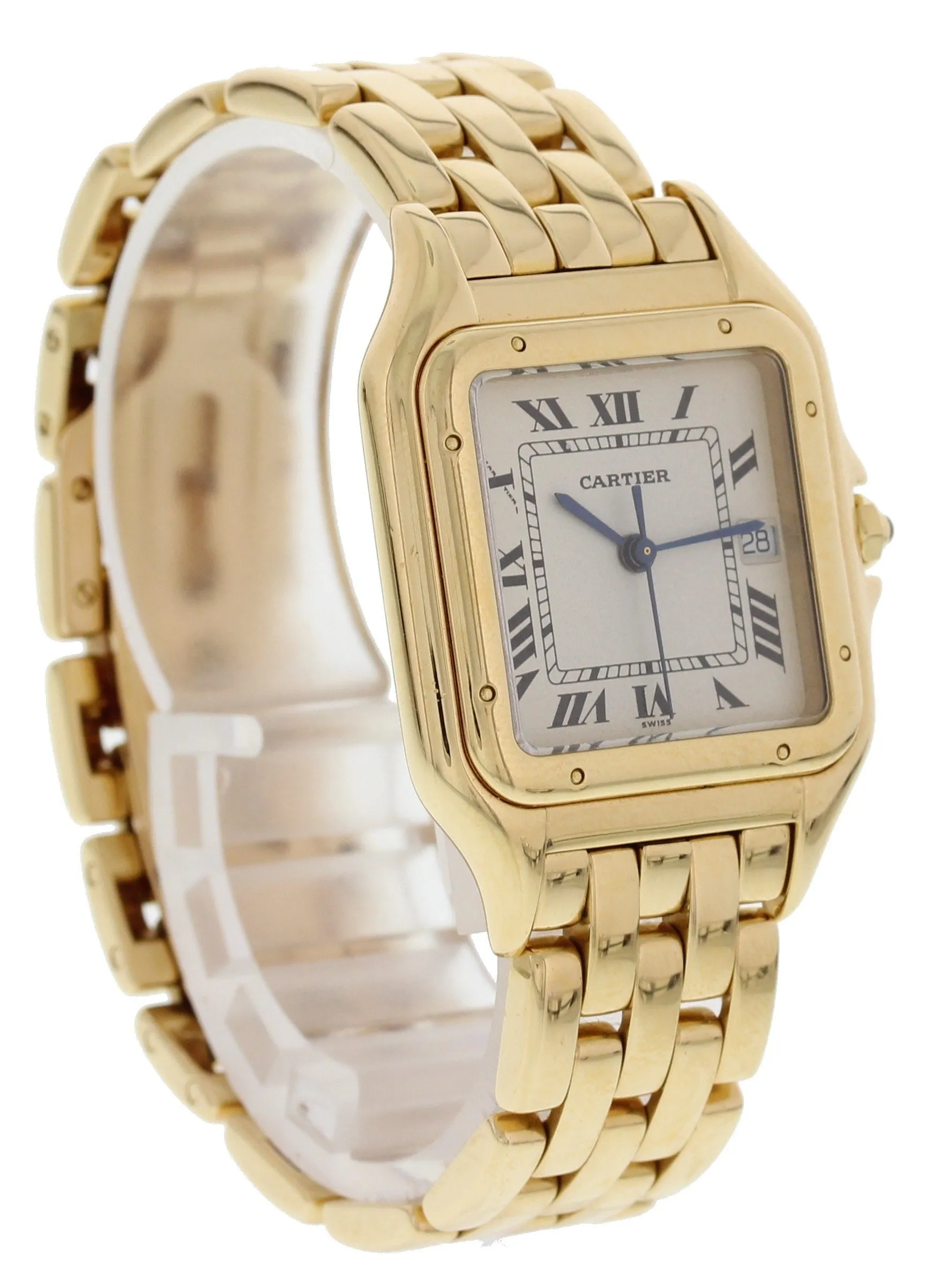 Large Cartier Panthere 18K Yellow Gold Watch