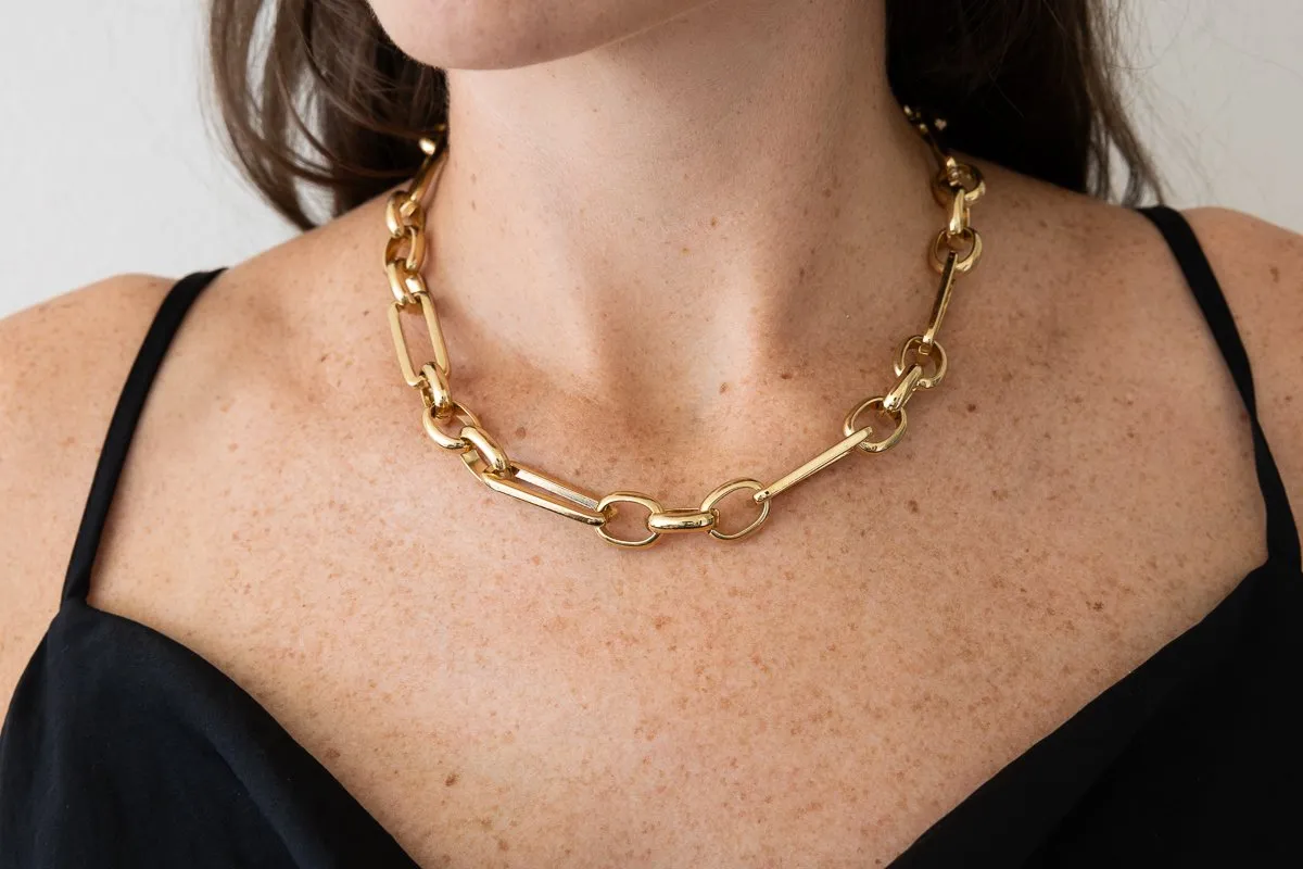 Large Loops & Links Necklace
