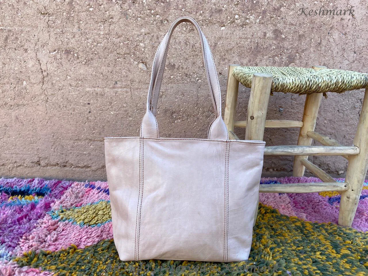 Large tote bag, Shopping leather bag, Tote leather bag, Leather tote bag, Woman leather tote, Woman shoulder bag, Travel bag
