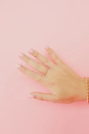 Lexi Gold Beaded Ring