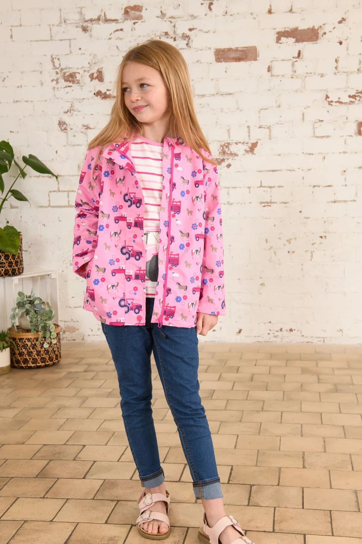 Lighthouse Olivia Farm Print Jacket