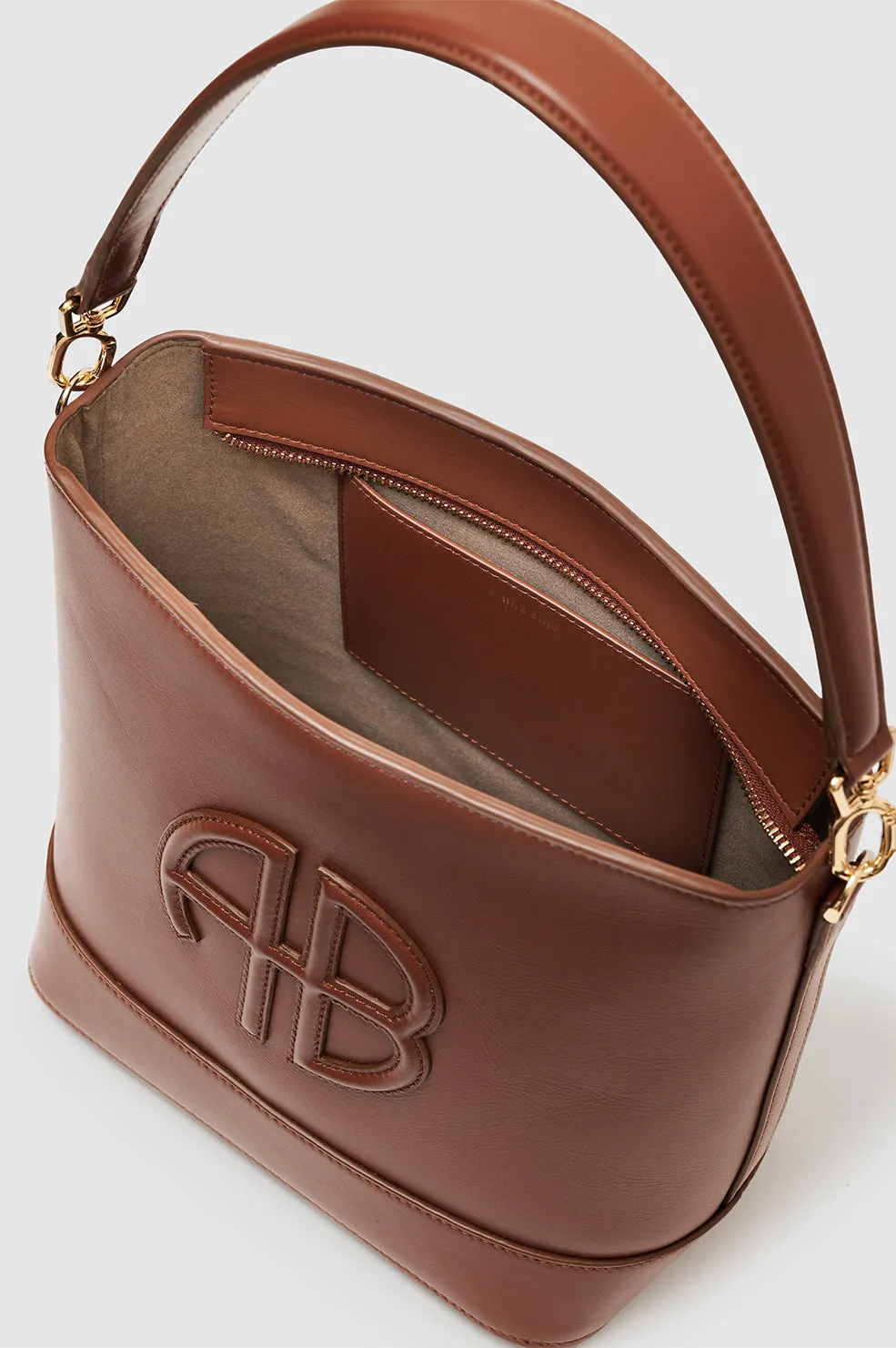 Lili Bucket Bag - Cognac