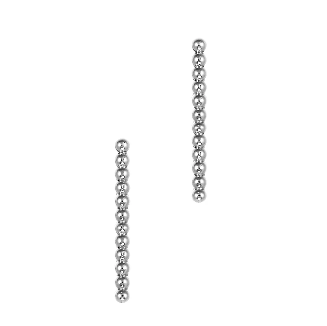 Long Beaded Bar Studs