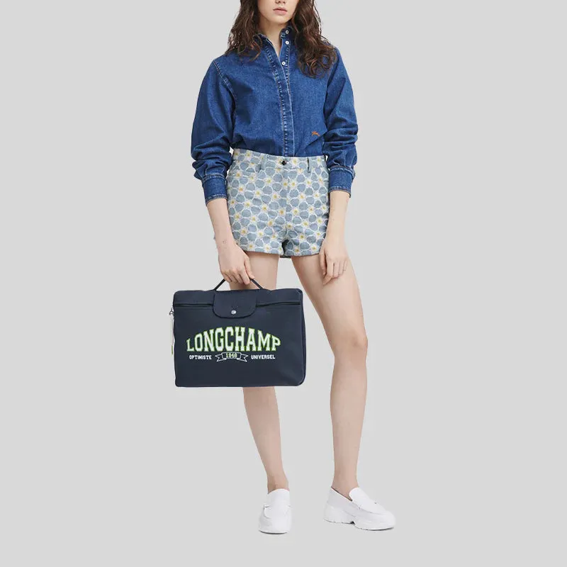 LONGCHAMP Le Pliage Collection Briefcase Navy RB-L2182HEA