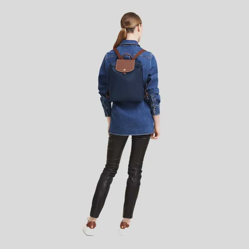 LONGCHAMP Le Pliage Original M Backpack Navy RS-L1699089