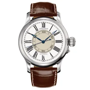 Longines watch The Longines Weems Second-Setting Watch 47.5mm Automatic White Steel L2.713.4.11.0