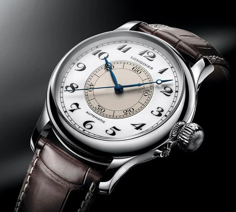 Longines watch The Longines Weems Second-Setting Watch 47.5mm Automatic White Steel L2.713.4.11.0