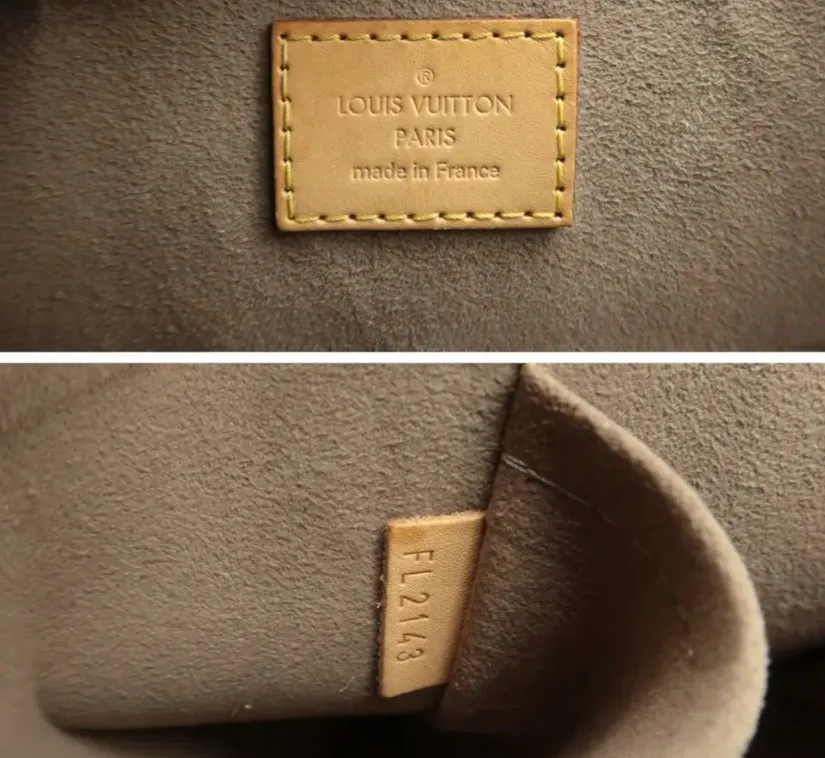 Louis Vuitton Alma Black Canvas Hand Bag