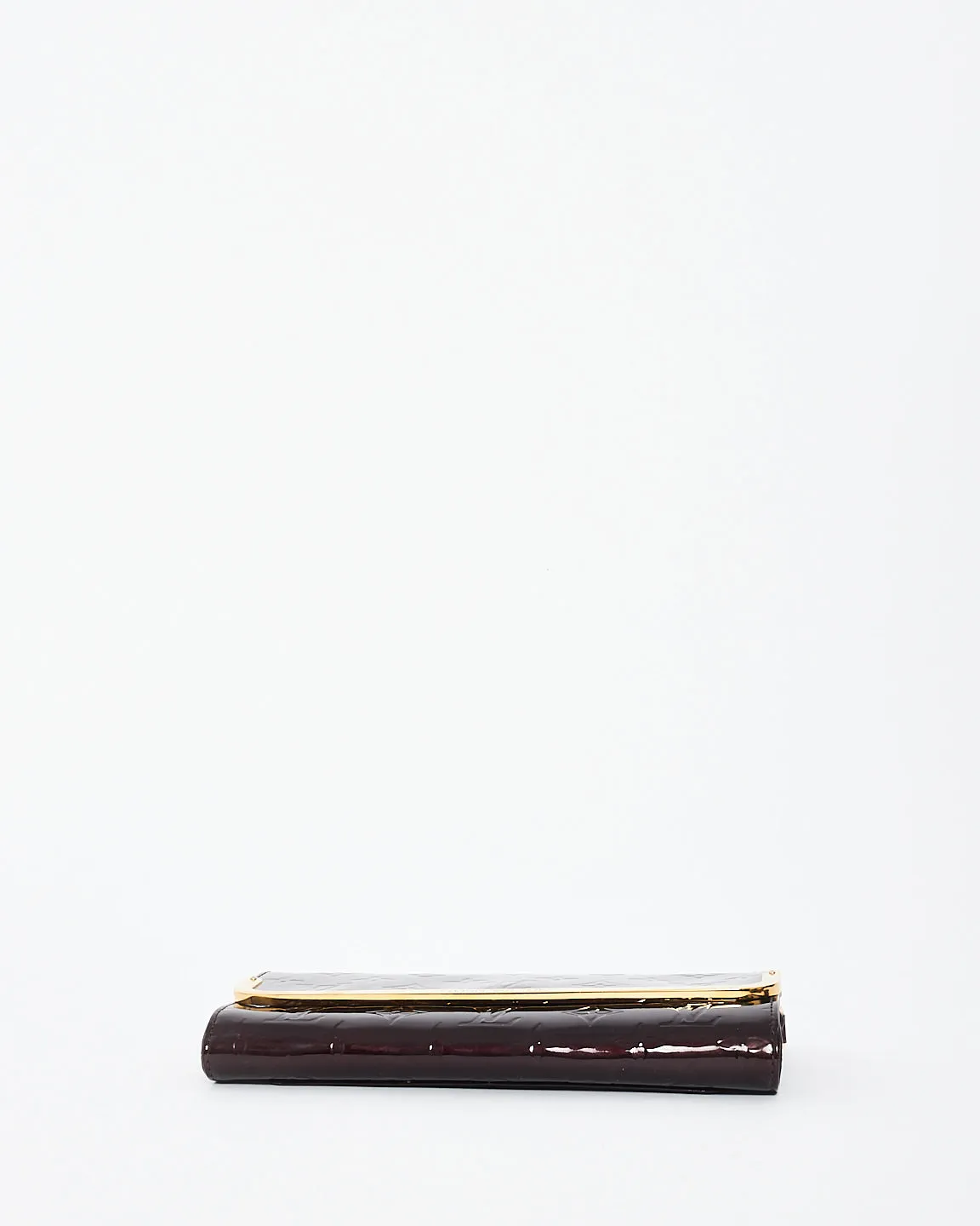 Louis Vuitton Amarante Monogram Vernis Leather Rossmore MM Clutch with Strap
