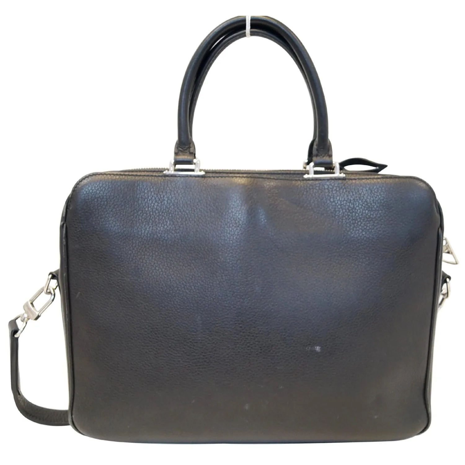 LOUIS VUITTON Armand Taurillon Leather Briefcase Bag Black - 15% OFF