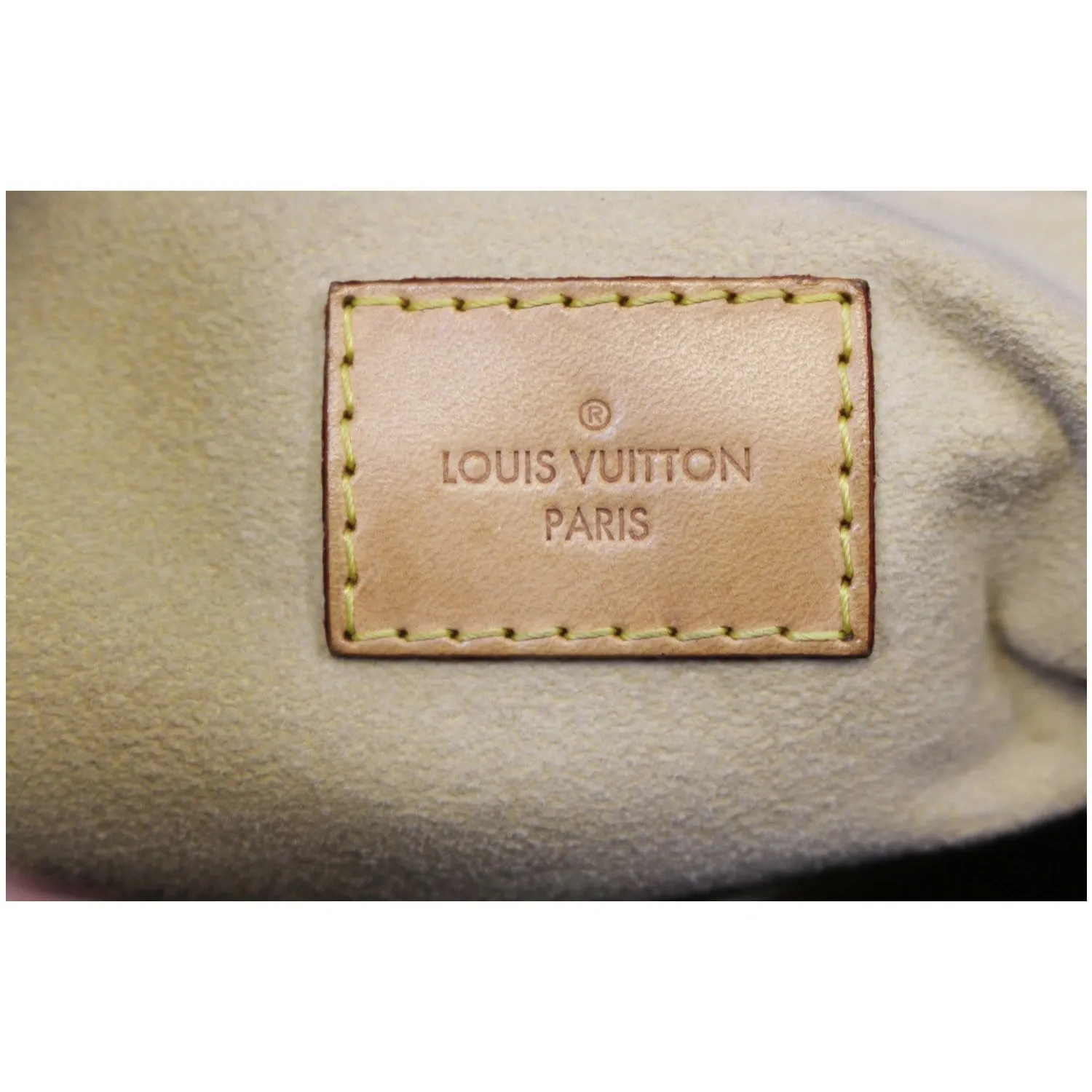 LOUIS VUITTON Artsy MM Monogram Canvas Shoulder Bag Brown