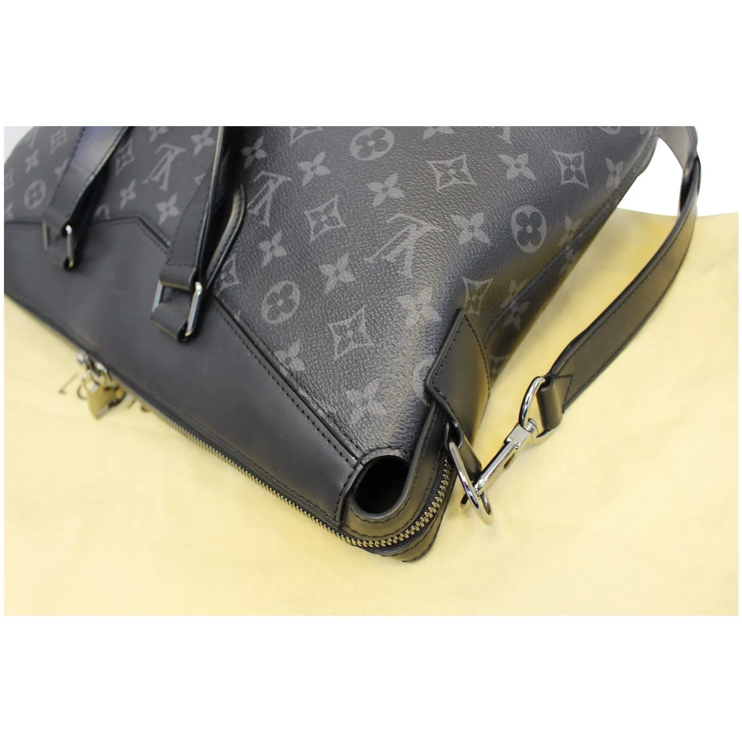 LOUIS VUITTON Briefcase Explorer Monogram Eclipse Shoulder Bag