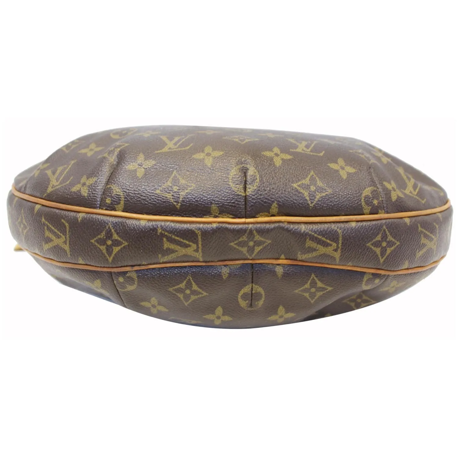 LOUIS VUITTON Croissant GM Monogram Canvas Shoulder Bag Brown
