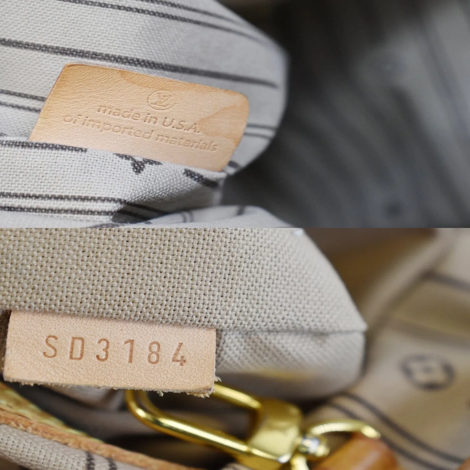 LOUIS VUITTON Delightful MM Monogram Canvas Shoulder Bag Brown