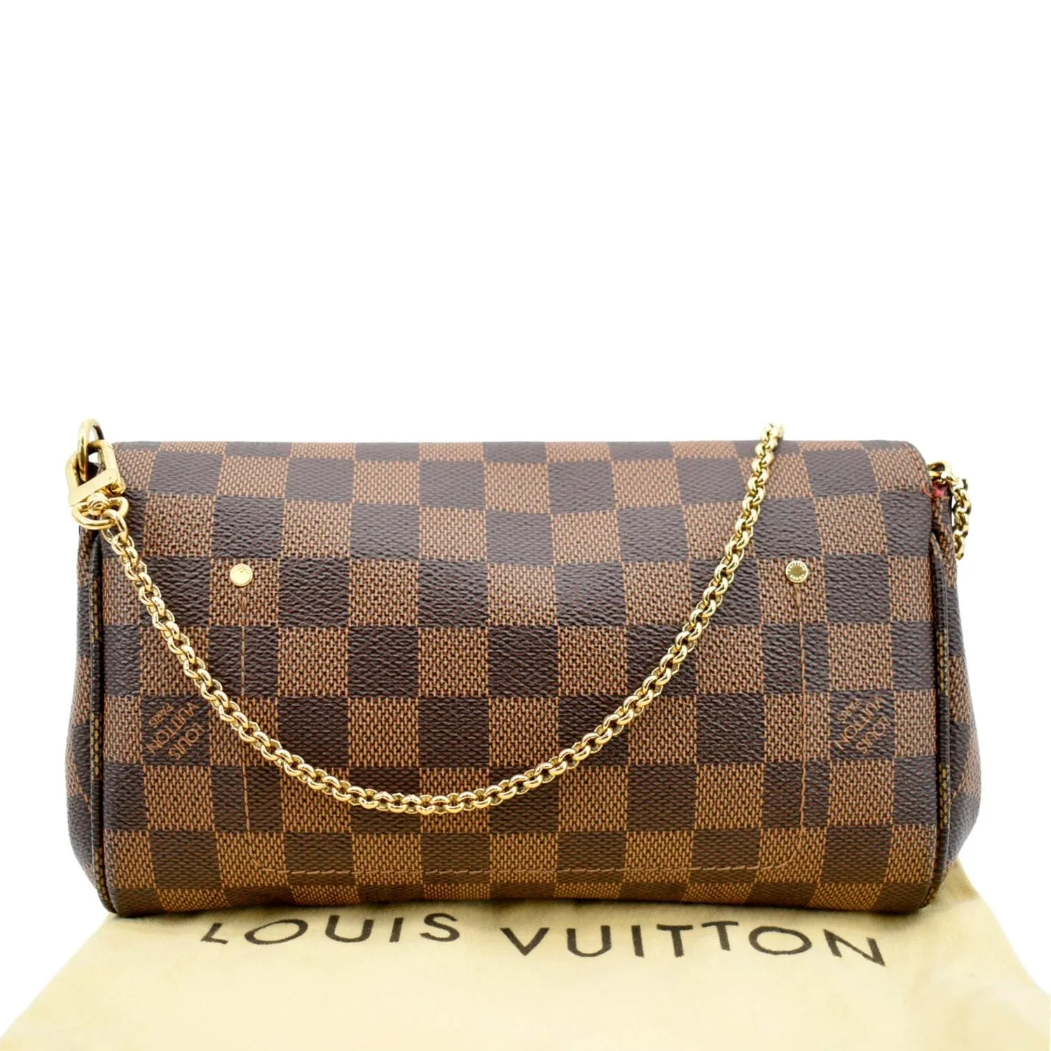 LOUIS VUITTON  Favorite PM Damier Ebene Shoulder Bag Brown