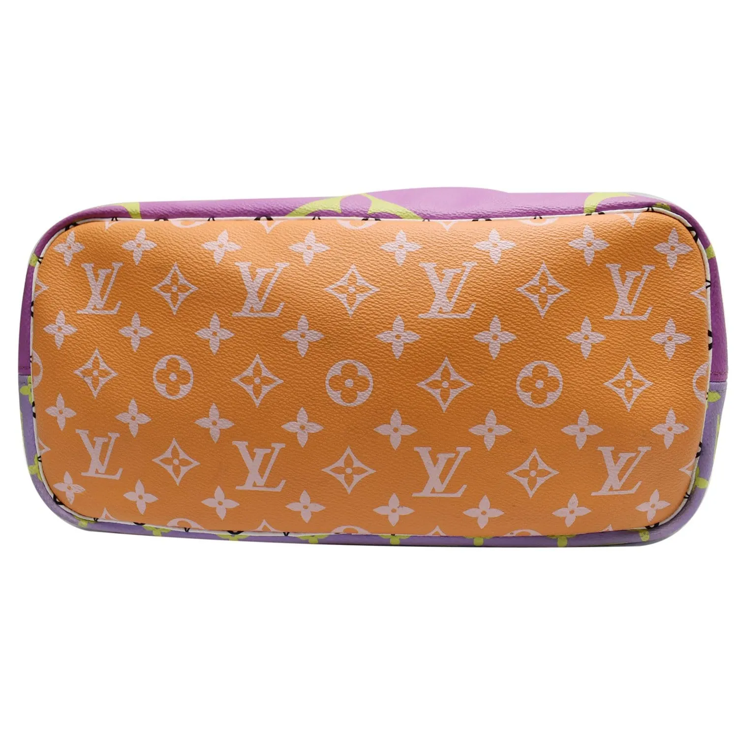 LOUIS VUITTON Giant Neverfull MM Monogram Canvas Shoulder Bag Multicolor