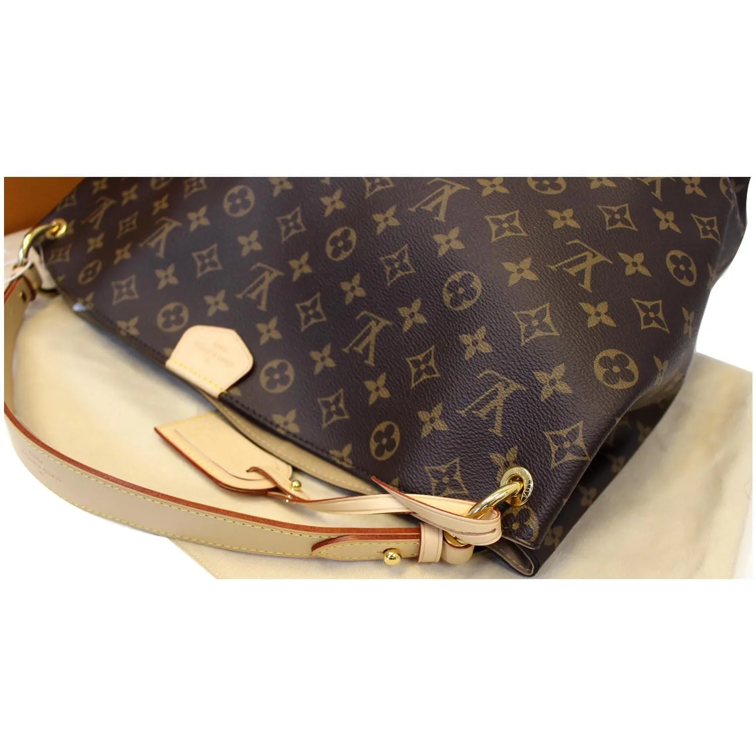 LOUIS VUITTON Graceful MM Monogram Canvas Shoulder Bag