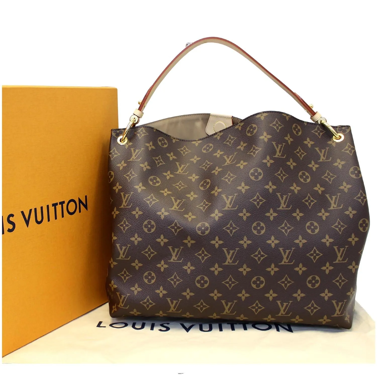 LOUIS VUITTON Graceful MM Monogram Canvas Shoulder Bag
