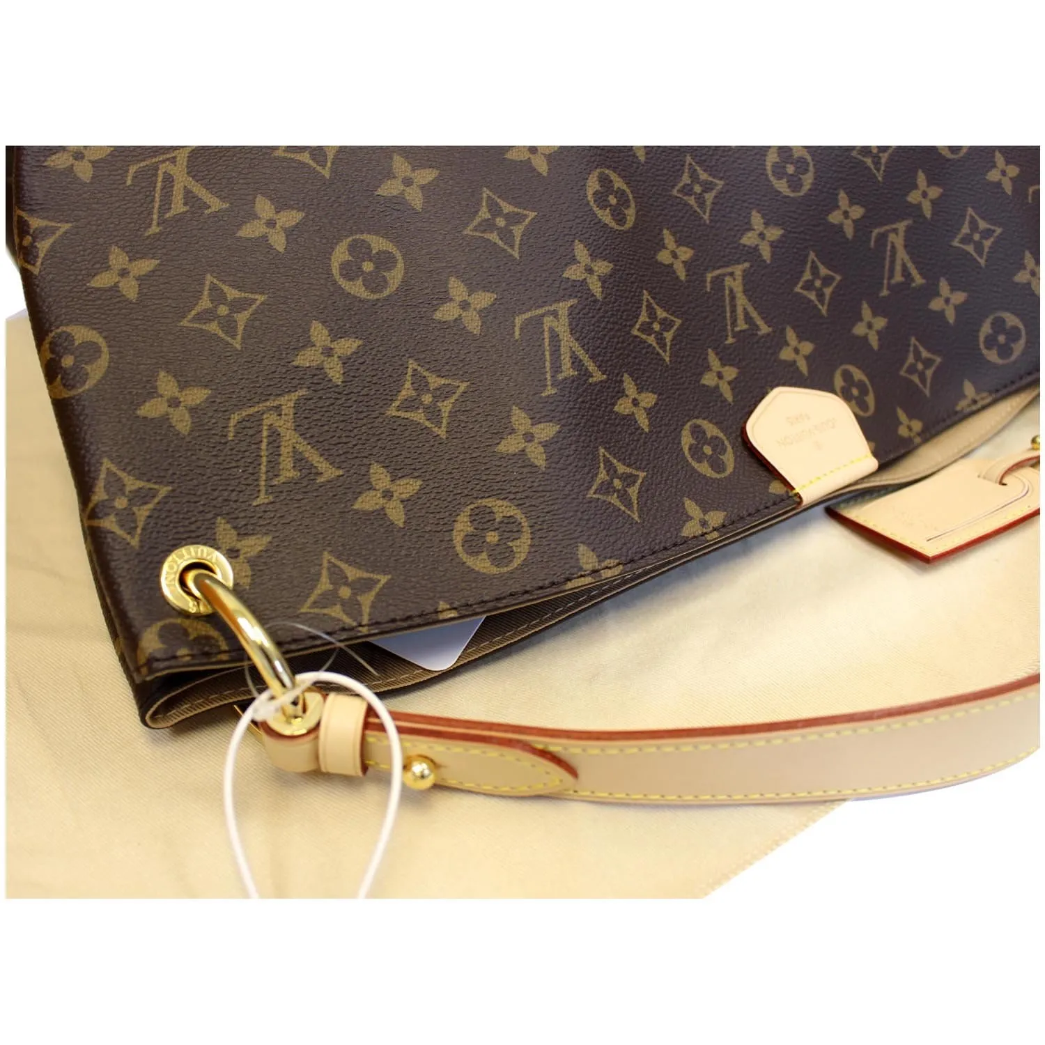 LOUIS VUITTON Graceful MM Monogram Canvas Shoulder Bag