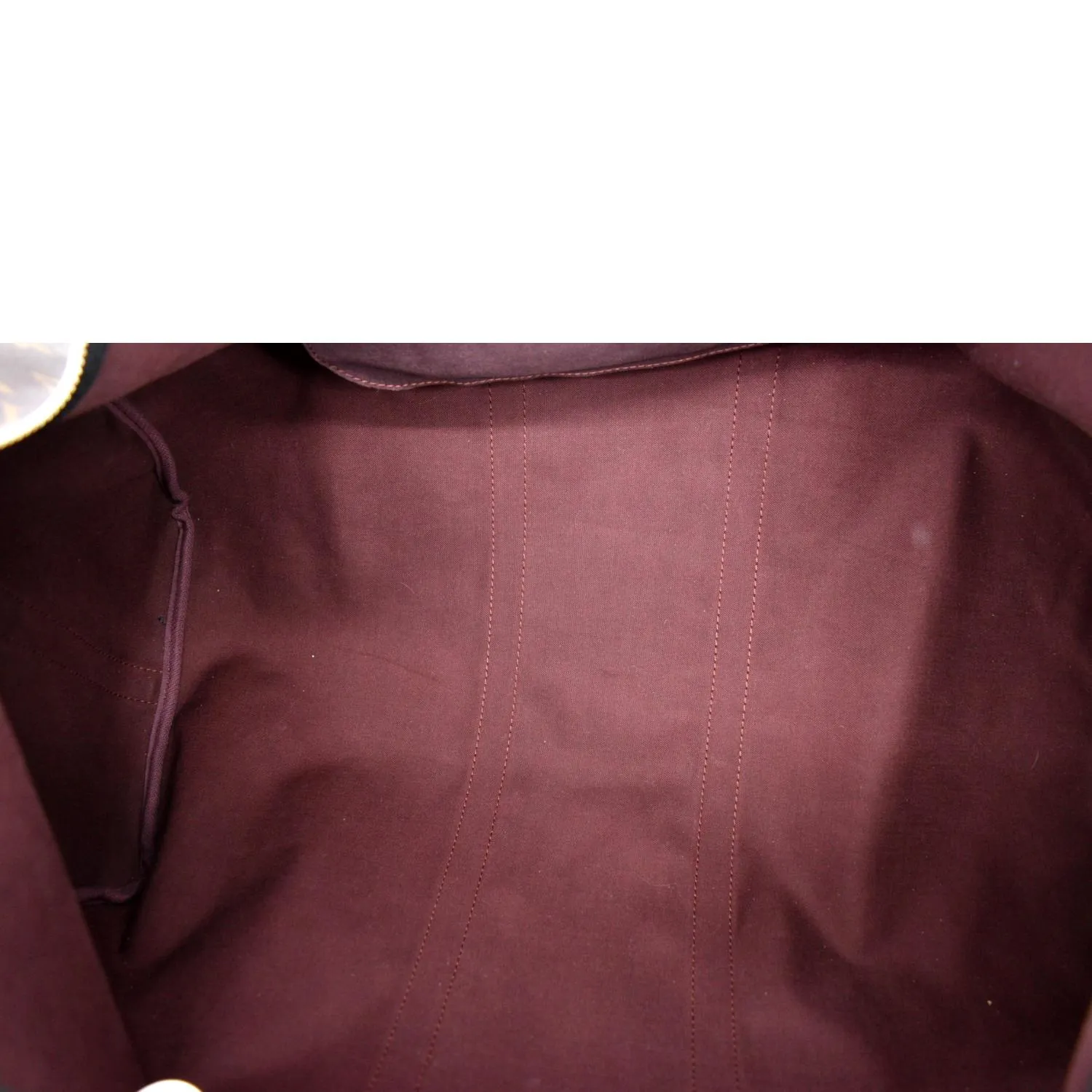 LOUIS VUITTON Keepall Bandouliere 55 Monogram Canvas Travel Bag Brown