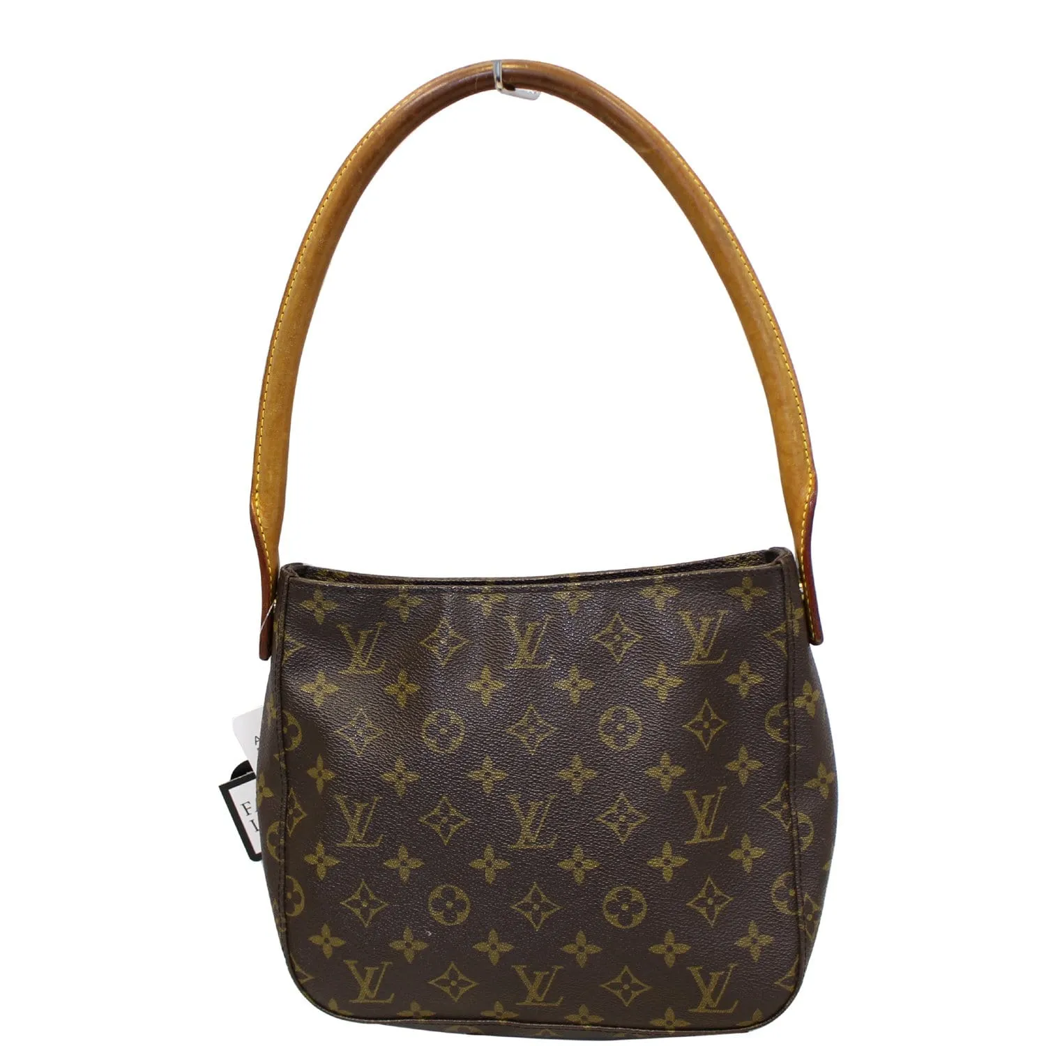 LOUIS VUITTON Looping MM Monogram Canvas Shoulder Bag Brown