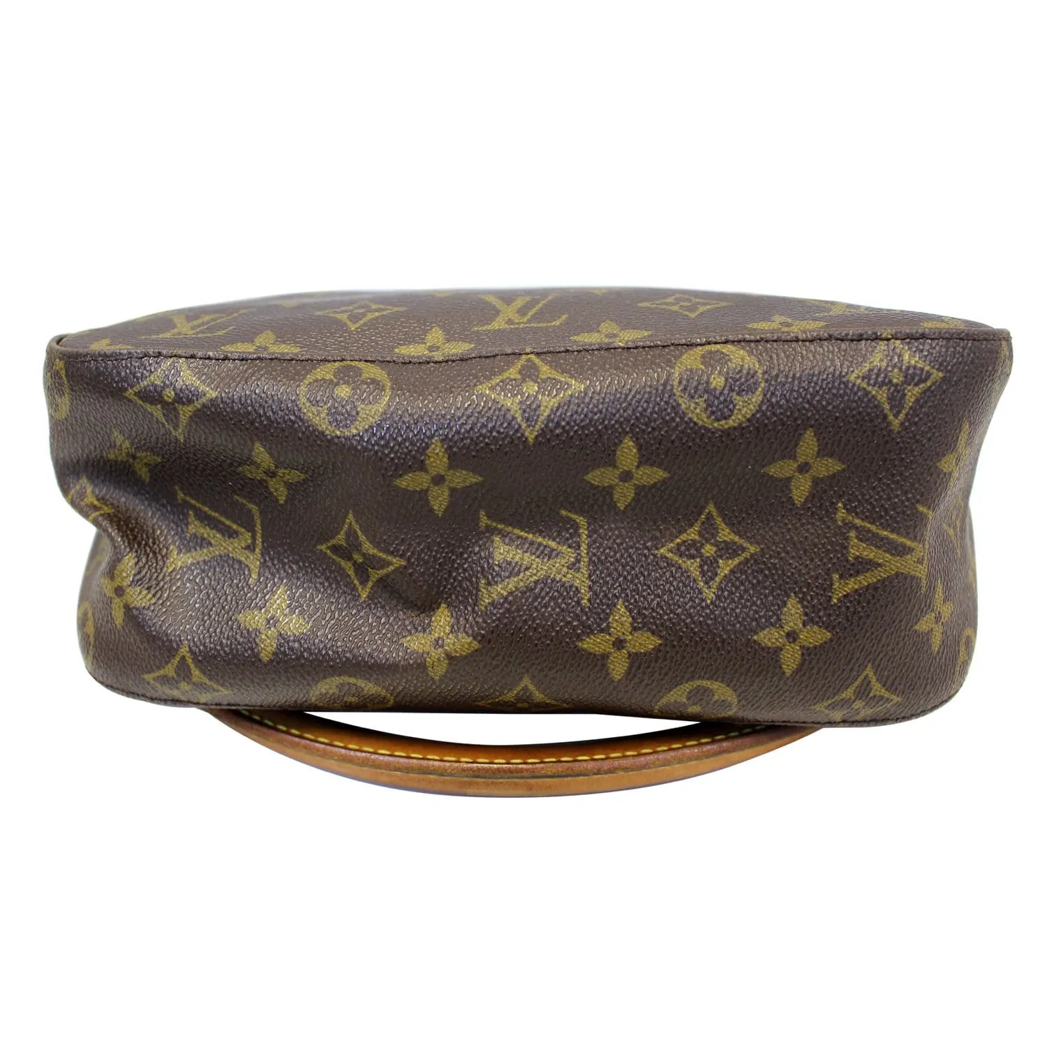 LOUIS VUITTON Looping MM Monogram Canvas Shoulder Bag Brown