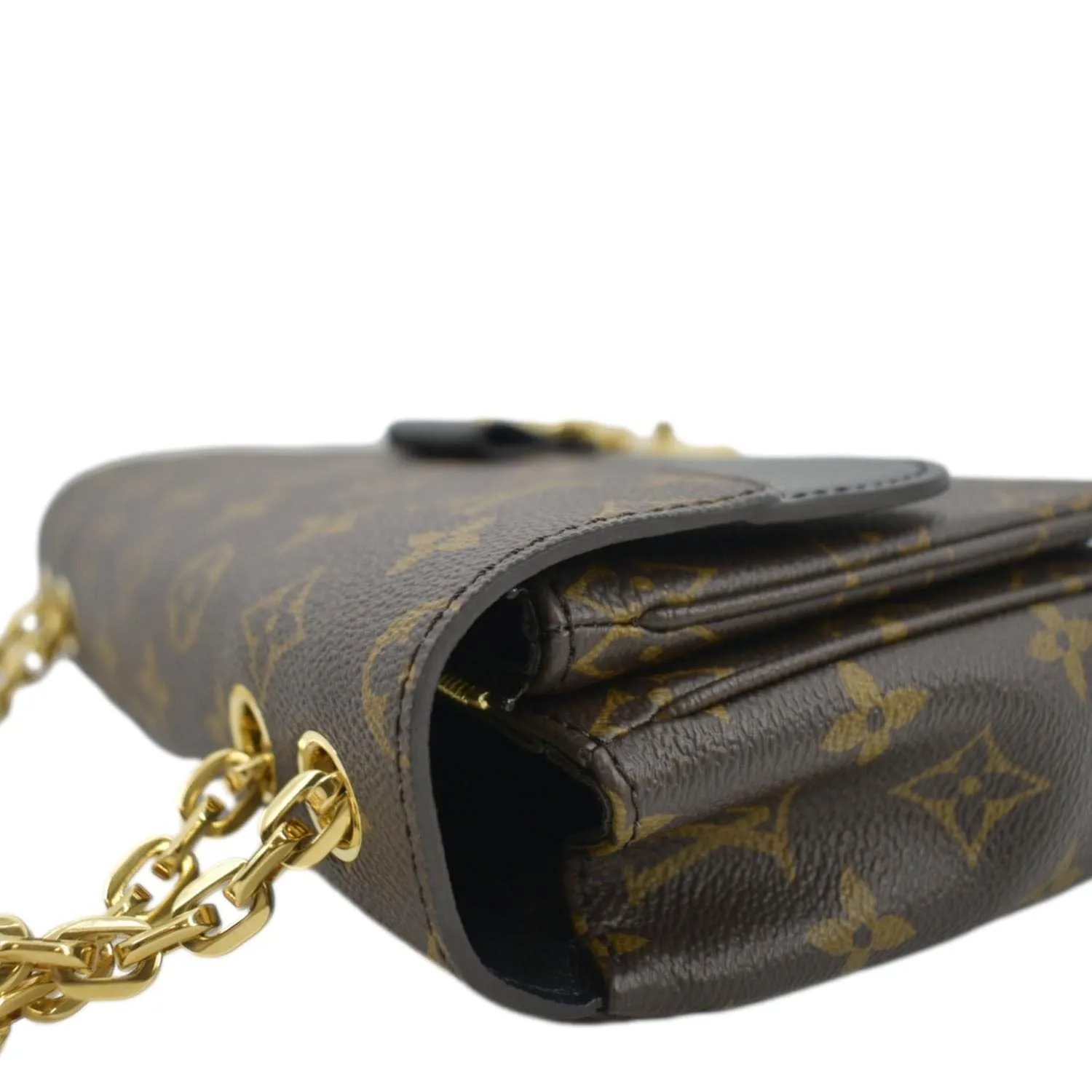 LOUIS VUITTON Marceau Monogram Canvas Shoulder Bag Black