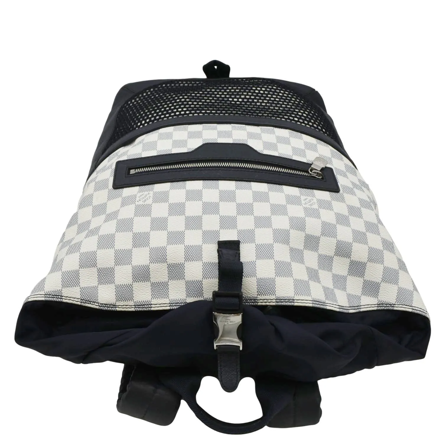 LOUIS VUITTON Matchpoint Damier Azur Backpack White