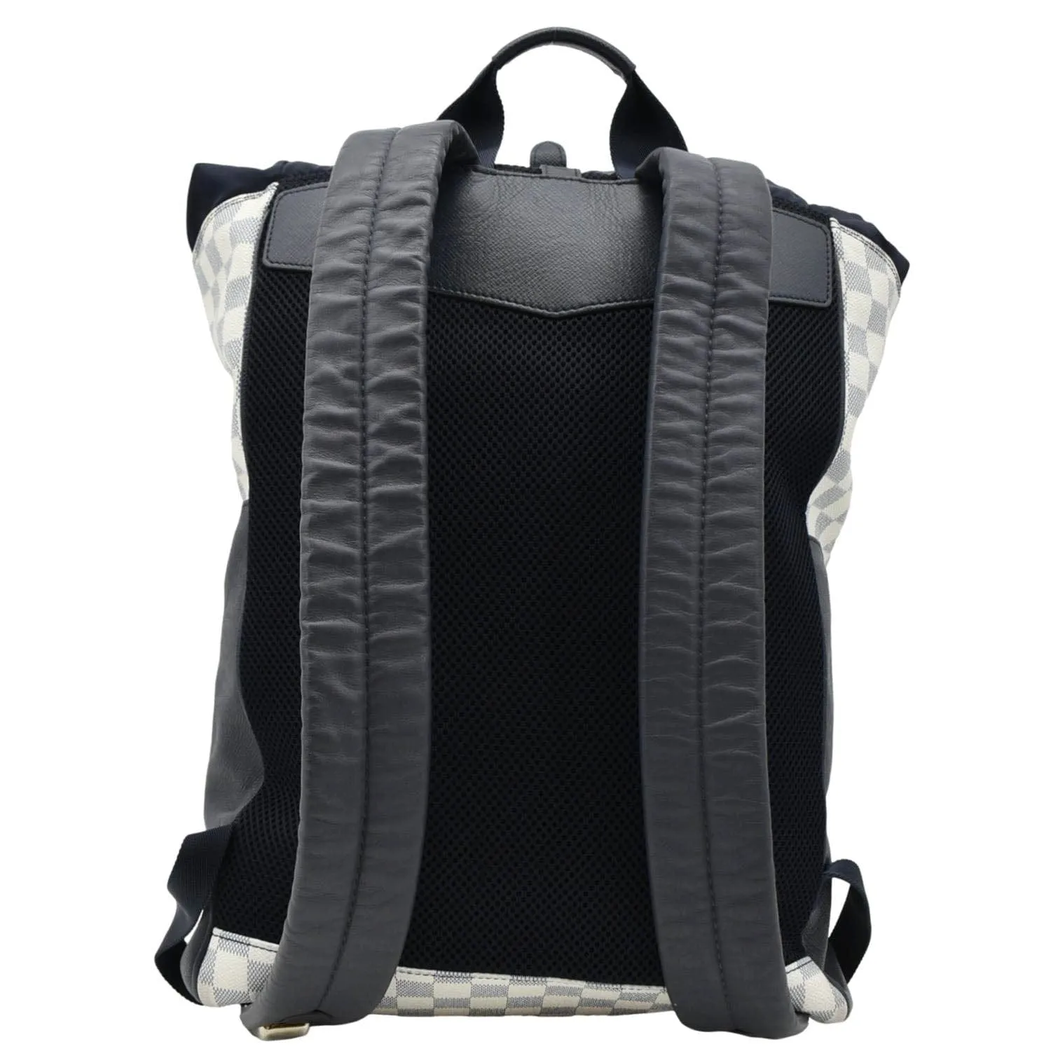 LOUIS VUITTON Matchpoint Damier Azur Backpack White