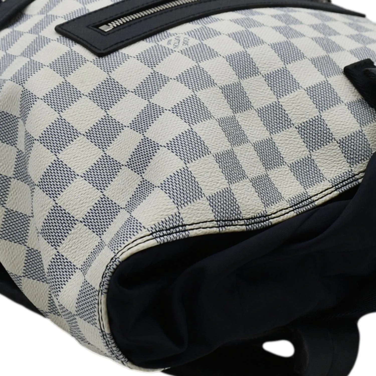 LOUIS VUITTON Matchpoint Damier Azur Backpack White