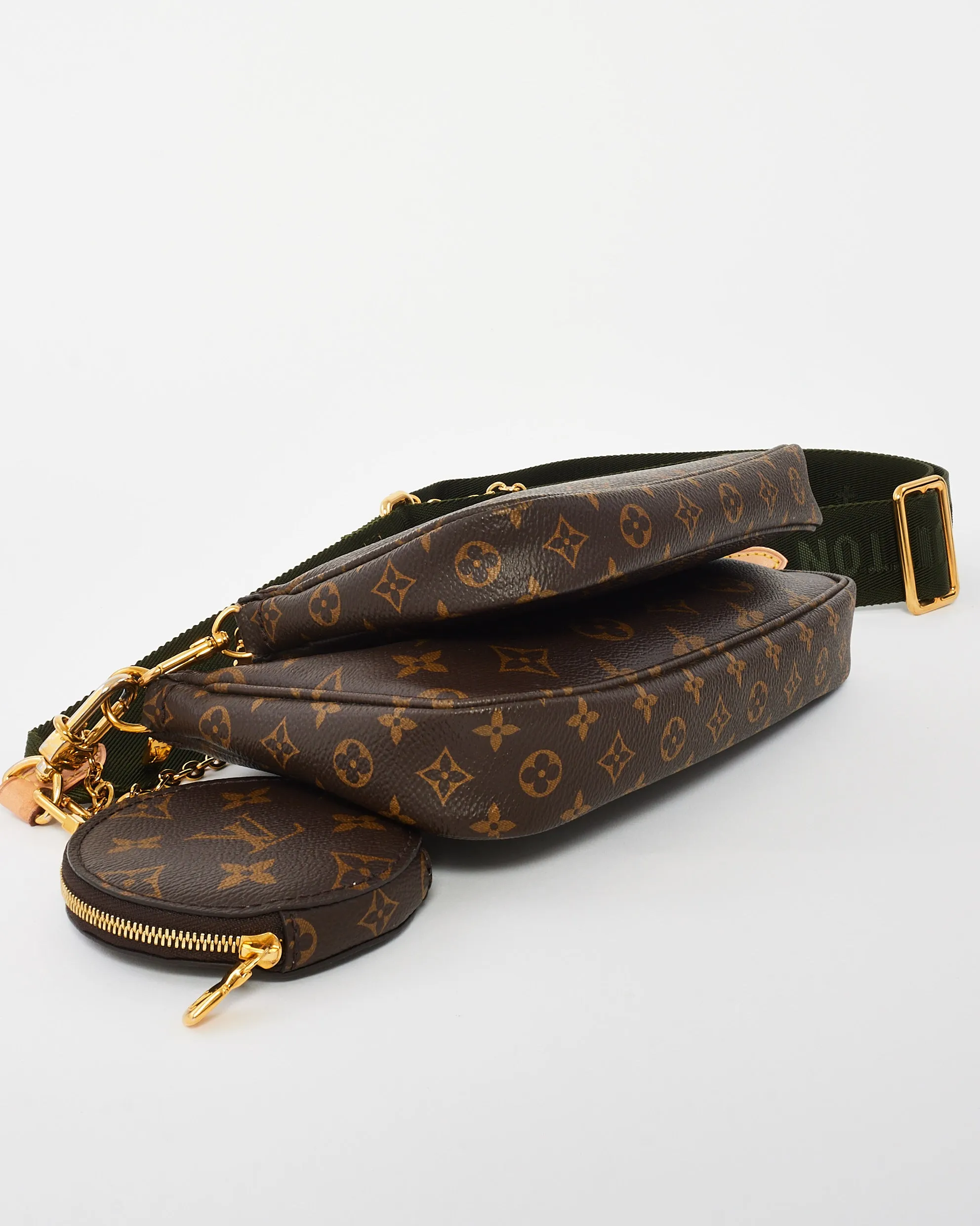 Louis Vuitton Monogram Canvas Green Multi Pochette Accessoires