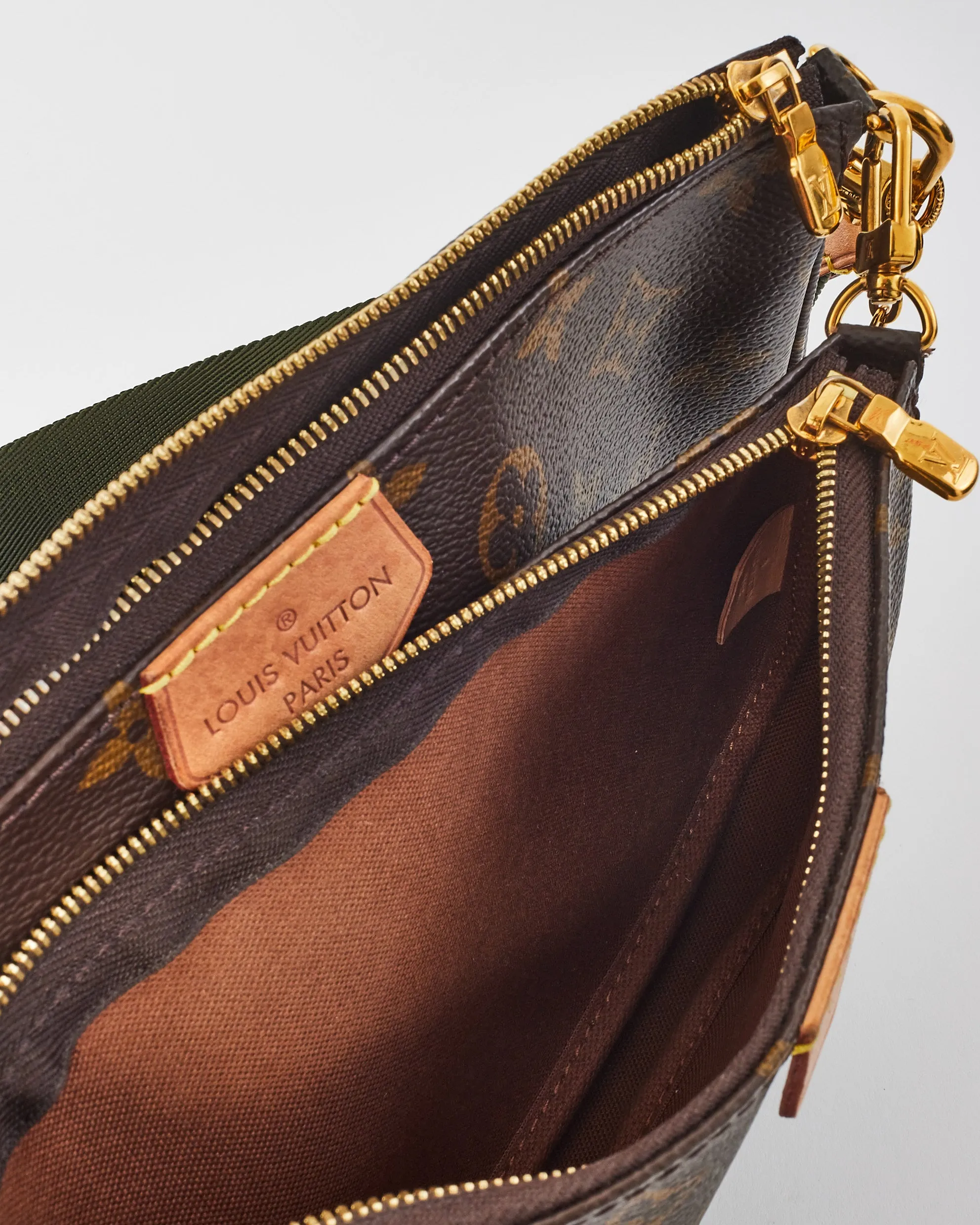 Louis Vuitton Monogram Canvas Green Multi Pochette Accessoires