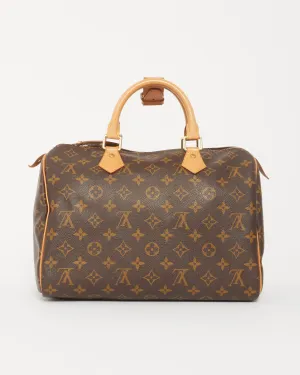 Louis Vuitton Monogram Canvas Speedy 30