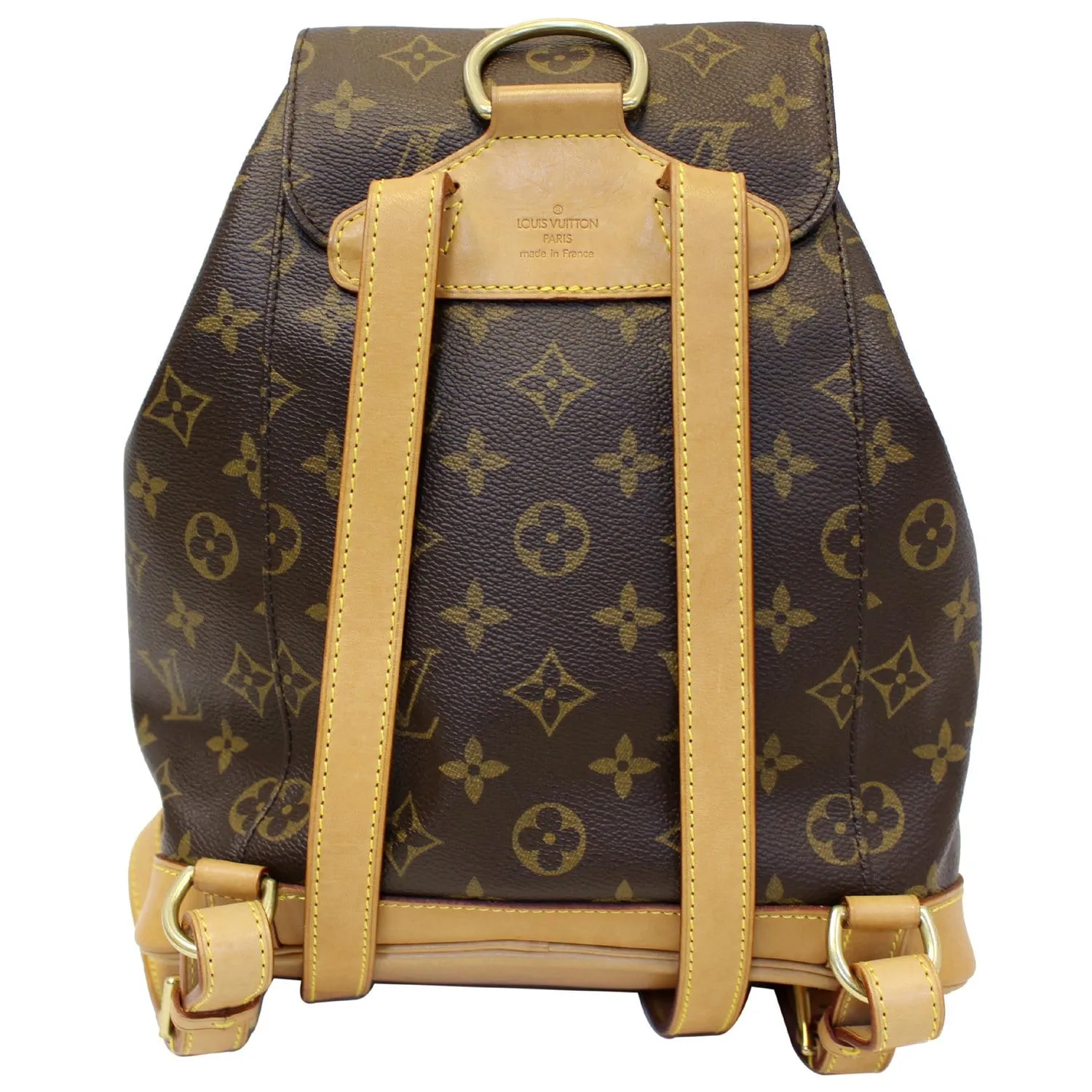 LOUIS VUITTON Montsouris PM Monogram Canvas Backpack Brown
