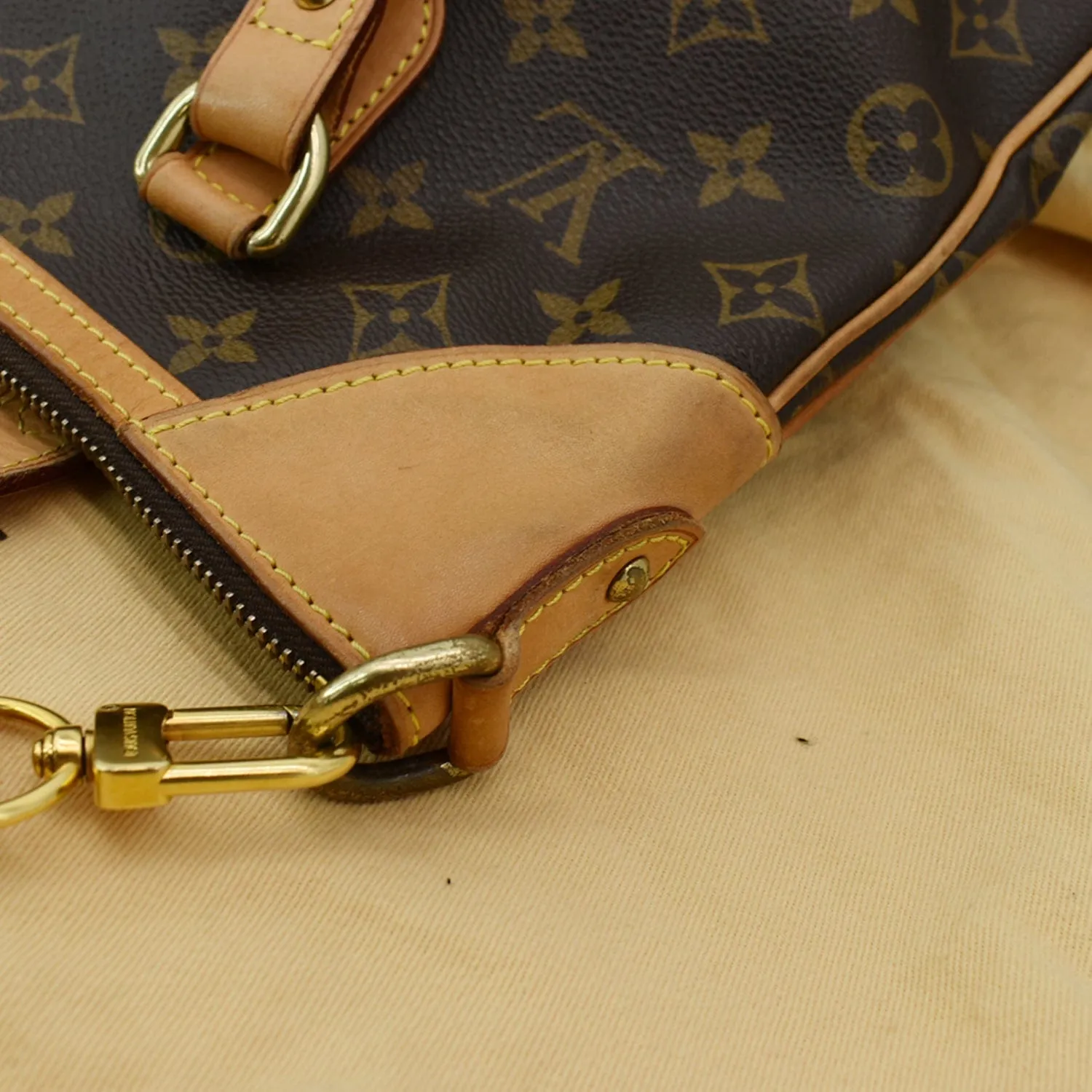 LOUIS VUITTON Odeon GM Monogram Canvas Shoulder Bag Brown