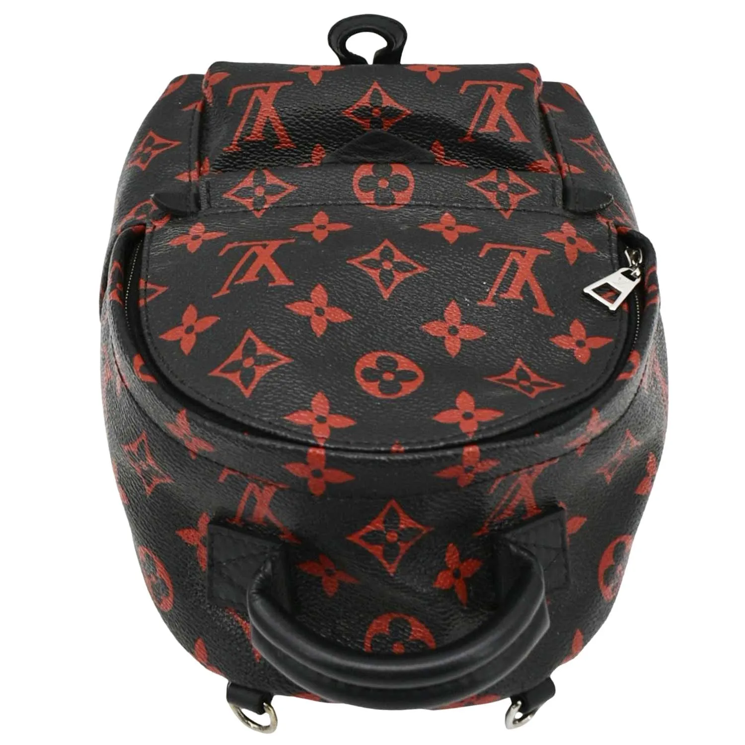 LOUIS VUITTON Palm Springs Infrarouge Mini Monogram Canvas Backpack Bag Black
